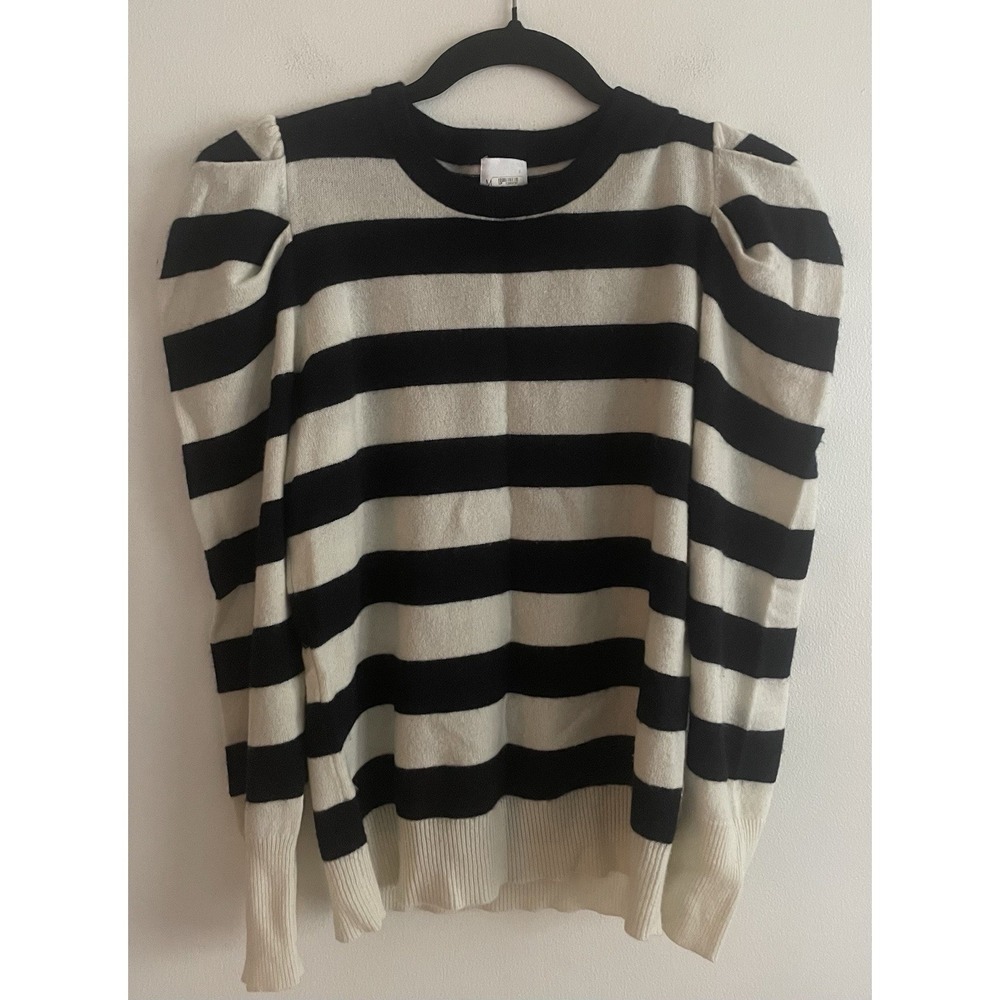 Madeleine Thompson Puff Sleeve Cashmere‎ & Wool Sweater Women's Size Small